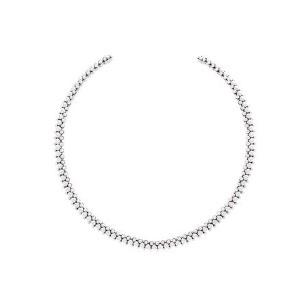 Silver Small Dot Collar