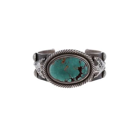 Royston Turquoise Arrowhead Cuff