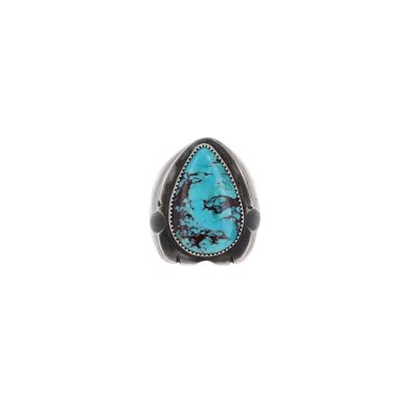 Royston Turquoise Teardrop Ring 