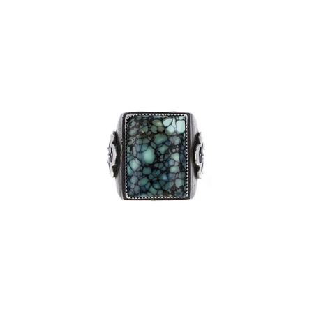 Starfox Variscite Square Ring