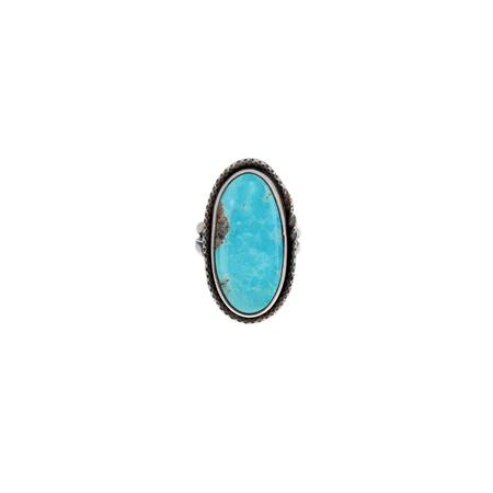 Tyrone Turquoise Oval Ring