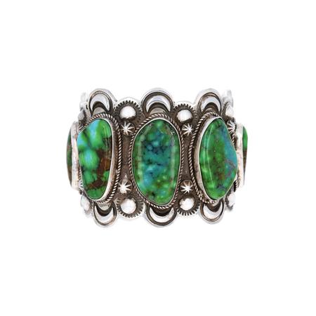 Sonoran Turquoise Repoussé Cuff 