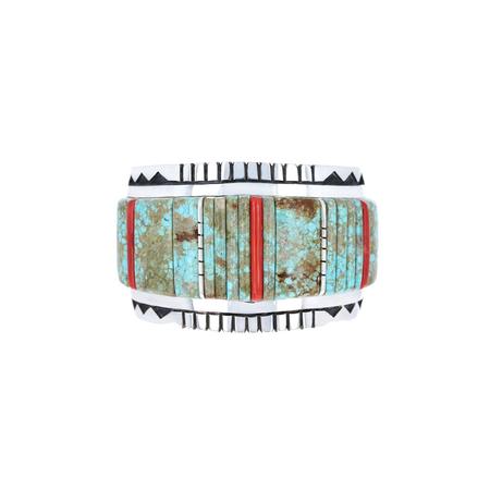 Number 8 Turquoise Cuff