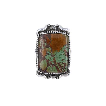 Large Square Turquoise Ring